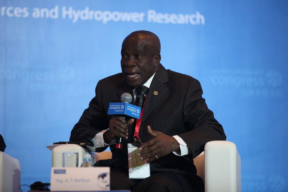 【5月20日首场全体会议】非洲嘉宾发言。张伟国 摄影