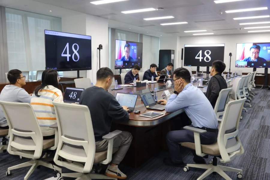 三峡能源员工竞聘上岗现场